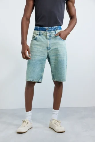 Hybrid-Denim-Bermudas