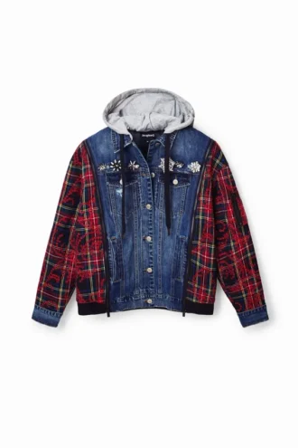 Hybrid-Jeansjacke