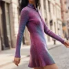 Irisierendes Kleid