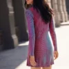 Irisierendes Kleid