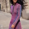 Irisierendes Kleid