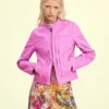 Jacke aus Kunstleder Jacke aus Kunstleder