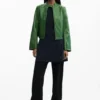 Jacke aus Kunstleder Jacke aus Kunstleder