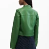 Jacke aus Kunstleder Jacke aus Kunstleder