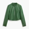 Jacke aus Kunstleder Jacke aus Kunstleder