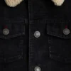 Jacke mit Sherpa-Kragen Jacke mit Sherpa-Kragen