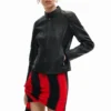 Jacke mit Stehkragen Jacke mit Stehkragen