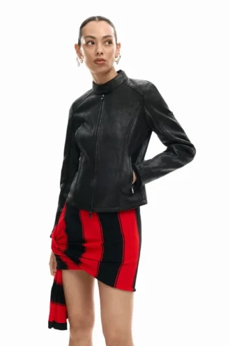 Jacke mit Stehkragen