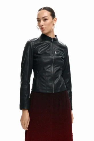 Jacke mit Stehkragen