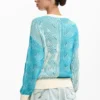 Jacquard-Strick-Pullover