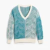 Jacquard-Strick-Pullover