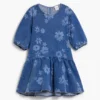 Jeans-Blumen-Kleid Jeans-Blumen-Kleid