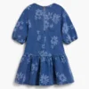Jeans-Blumen-Kleid Jeans-Blumen-Kleid