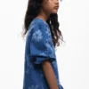 Jeans-Blumen-Kleid Jeans-Blumen-Kleid