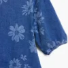 Jeans-Blumen-Kleid Jeans-Blumen-Kleid