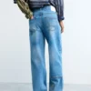 Jeans-Hosen-Nähte