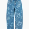 Jeans mit Blumenmuster Jeans mit Blumenmuster