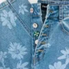 Jeans mit Blumenmuster Jeans mit Blumenmuster