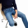 Jeans mit geradem Schnitt