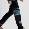 Jeans mit orientalischem Print Jeans mit orientalischem Print