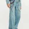 Jeanshose mit Ketten Jeanshose mit Ketten