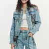 Jeanshose mit Ketten Jeanshose mit Ketten
