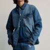 Jeansjacke mit Aufnähern