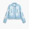 Jeansjacke mit Stickerei Jeansjacke mit Stickerei