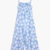 Jumpsuit mit Blumenmuster und Trägern
