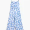Jumpsuit mit Blumenmuster und Trägern