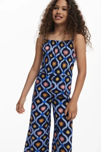 Jumpsuit mit Rüschen