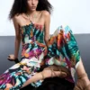 Jumpsuit mit tropischem Print Jumpsuit mit tropischem Print