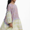 Kariertes Rüschen-Kleid Kariertes Rüschen-Kleid