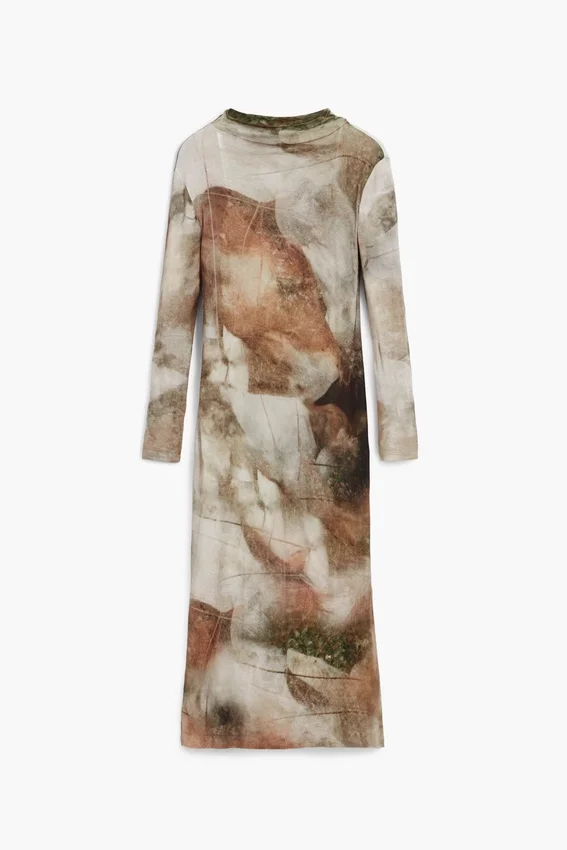 Kleid mit Stehkragen Kleid mit Stehkragen