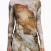 Kleid mit Stehkragen Kleid mit Stehkragen