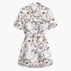 Kleider mit gezeichneten Blumen Kleider mit gezeichneten Blumen