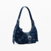 Kleine Denim-Blumentasche