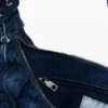 Kleine Denim-Blumentasche