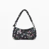 Kleine geflochtene Collage-Tasche