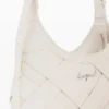 Kleine geflochtene Logo-Tasche