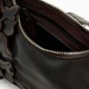Kleine Tasche mit Blumen-Applikationen