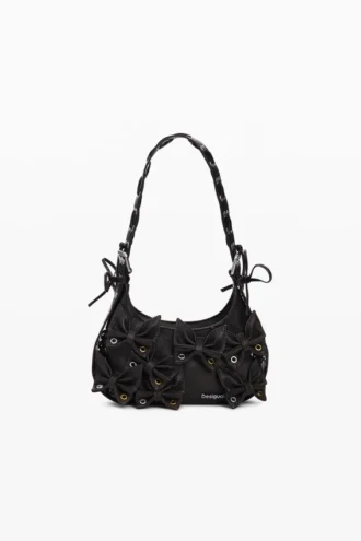 Kleine Tasche mit Schmetterlings-Applikationen