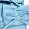 Kleiner glänzender Rucksack mit Schleife Kleiner glänzender Rucksack mit Schleife
