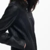 Kombinierte Kunstleder-Jacke Kombinierte Kunstleder-Jacke