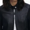 Kombinierte Kunstleder-Jacke Kombinierte Kunstleder-Jacke