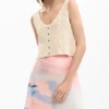 Kombiniertes Häkel-Kleid Kombiniertes Häkel-Kleid