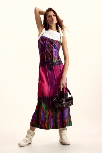 Kombiniertes Kleid, entworfen von Christian Lacroix