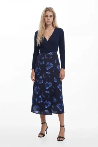 Kombiniertes Midikleid Kombiniertes Midikleid