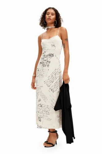 Kombiniertes Midikleid