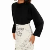 Kombiniertes Midikleid Kombiniertes Midikleid